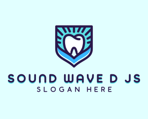 Dental Clinic Tooth Shield logo design