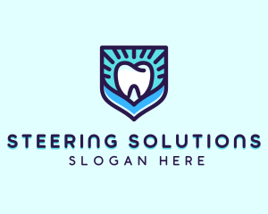 Dental Clinic Tooth Shield logo design