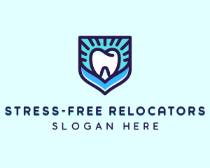 Dental Clinic Tooth Shield logo design