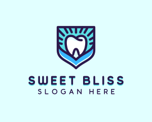 Dental Clinic Tooth Shield logo design