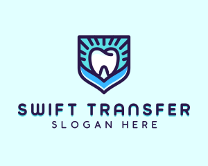 Dental Clinic Tooth Shield logo design