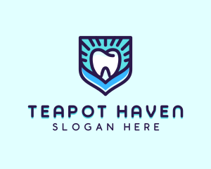 Dental Clinic Tooth Shield logo design