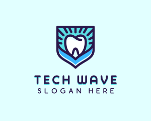 Dental Clinic Tooth Shield logo design