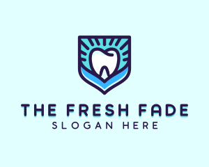 Dental Clinic Tooth Shield logo design