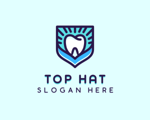 Dental Clinic Tooth Shield logo design