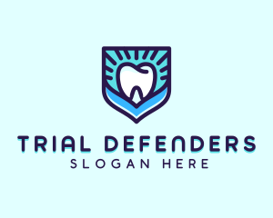 Dental Clinic Tooth Shield logo design