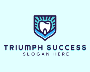 Dental Clinic Tooth Shield logo design