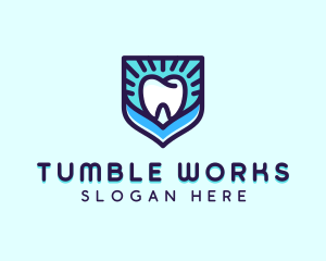 Dental Clinic Tooth Shield logo design