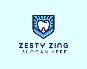 Dental Clinic Tooth Shield logo design