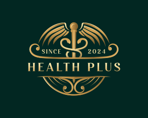 Health Medical Caduceus logo design