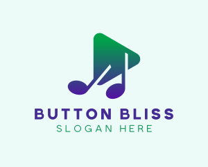 Music Media Player logo design