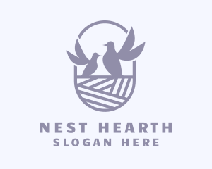 Pigeon Bird Nest logo