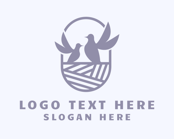 Pigeon logo example 3