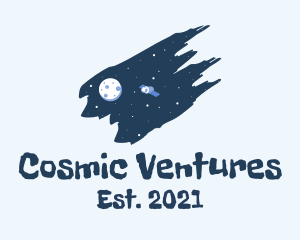 Outer Space Exploration logo design