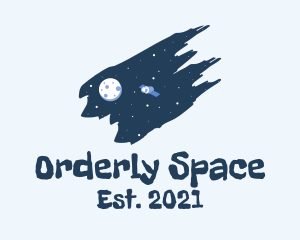 Outer Space Exploration logo design