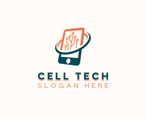 Cyber Mobile Technology logo design