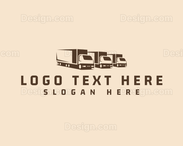 Freight Truck Vehicle Garage Logo