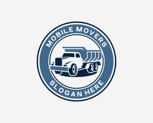 Dump Truck Transport logo design