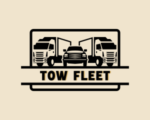 Freight Trucking Shipping logo design