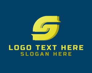 Ribbon Tech Letter S  logo