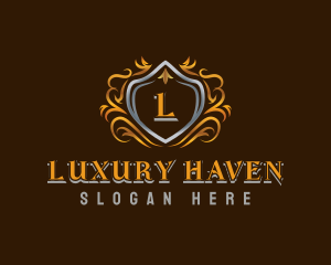 Luxury Royal Shield logo design