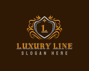 Luxury Royal Shield logo design