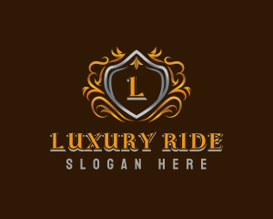 Luxury Royal Shield logo design