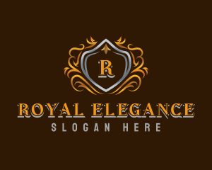 Luxury Royal Shield logo design