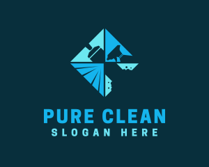 Window Maintenance Cleaning logo design