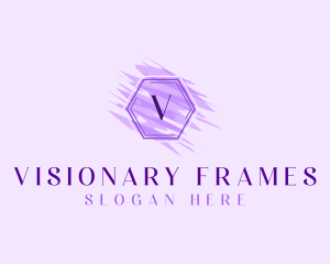 Cosmetics Beauty Frame logo design