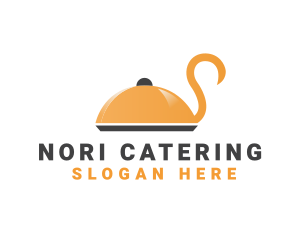 Swan Catering Food Tray logo design