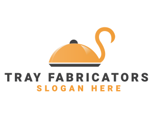 Swan Catering Food Tray logo design