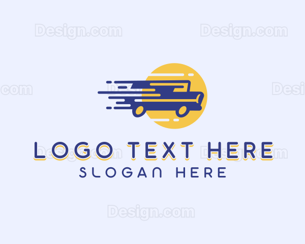 Fast Delivery Van Logo