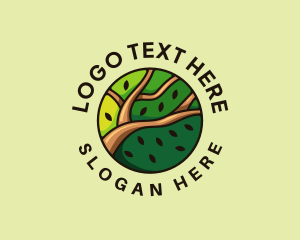 Eco Branch Leaf logo