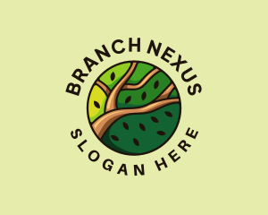 Eco Branch Leaf logo