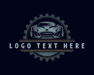 Car Gear Mechanic logo