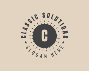 Classic Retro Badge logo design