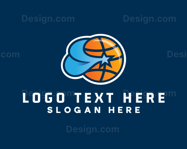 Basketball Star Team Logo