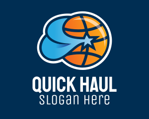 Basketball Star Team  Logo