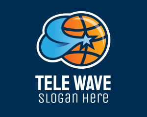 Basketball Star Team  logo design