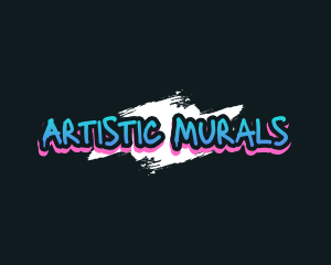 Mural Graffiti Wordmark  logo