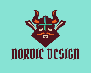 Gaming Warrior King Viking logo