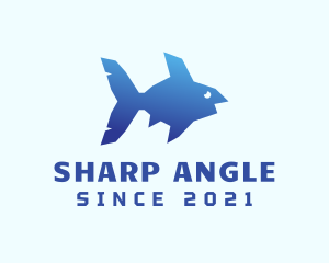 Blue Sea Fish logo design