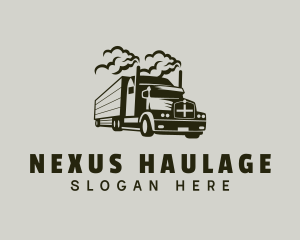 Truck Cargo Forwarding logo design