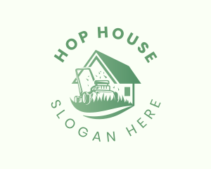 House Garden Lawn logo design