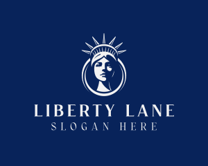 USA Statue of Liberty logo design