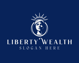 USA Statue of Liberty logo design