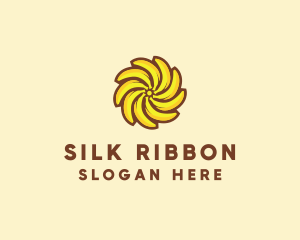 Yellow Banana Sun logo design