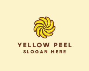 Yellow Banana Sun logo