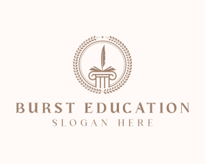 Educational University Academy logo design